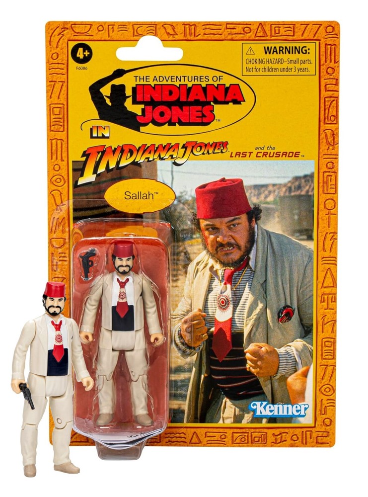 The Adventures of Indiana Jones in The Last Crusade Sallah 3.75″ Figure MOC