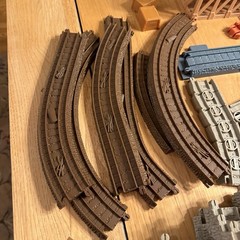 Thomas Tank 50 Piece Beige Brown Gray Trackmaster Train Tracks Lot Replacement +