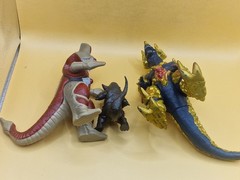 Ultraman Kaiju Monster Figures Lot Bandai 1997 1999 2010 20cm 7.9in