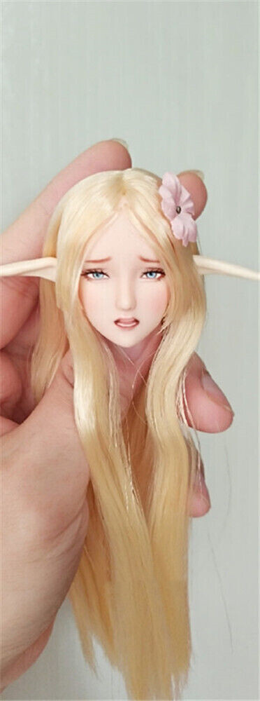 1:6th Elf Girl Climax Obitsu Head Sculpt Fit 12inch Female PH LD UD Figure Doll