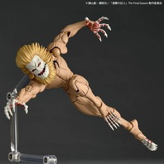 Kaiyodo Revoltech Attack on Titan Jaw Titan Figure w/Bonus Parts New In Stock