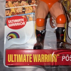 WWE LJN Superstars ULTIMATE WARRIOR Chase BLACK CARD Rare Figure New on Card