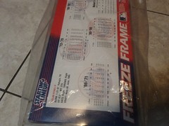 New Starting Line Up Baseball Freeze Frame Nolan Ryan Collector Plastic Case