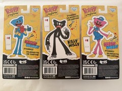 POPPY PLAYTIME: Killy Willy, Kissy Missy, Huggy Wuggy 4.5″ Bendable Figure