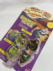 1993 Bluebird Toys Mighty Max Shrunken Heads Raptile and Brain Face