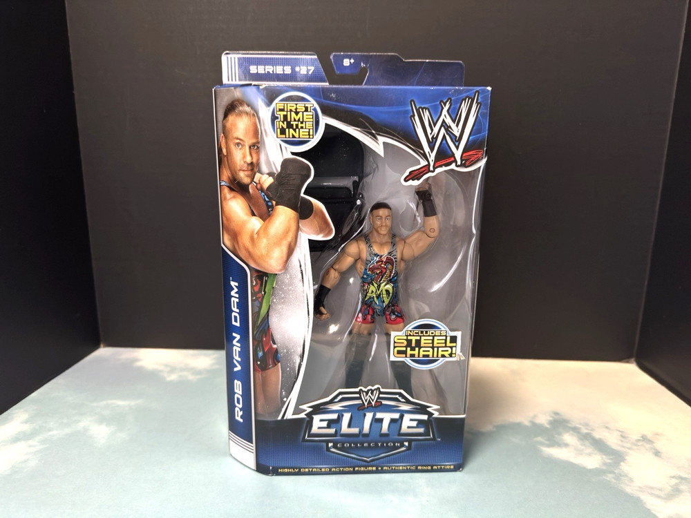 Rob Van Dam RVD WWE Mattel Elite Series 27 ECW Figure First Time in line ECW