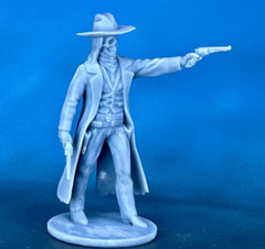 Action Figure Ghost of a cowboy Collectible Miniature Unpainted 1/32 scale 60mm