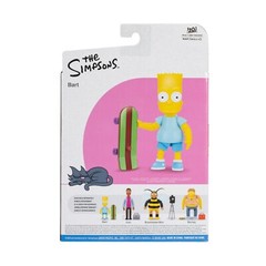 Bart w/ Blue Shirt – The Simpsons 5″ Articulated Figure Wave 4 by Jakks Pacific