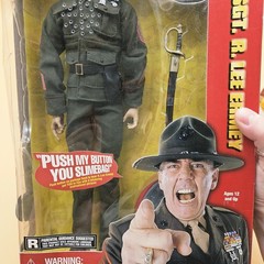 Gunnery Sgt. R Lee Ermey Vintage 12” Motivational Figure Sideshow Toys READ