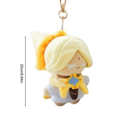 OFFICIAL Cookie Run Kingdom Plush Keyring New (Shadow Milk, Pure Vanilla)