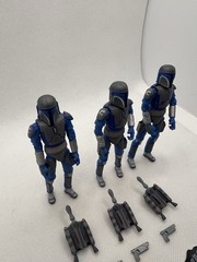 Star Wars The Clone Wars Death Watch Mandalorian Warrior Lot *see Pics