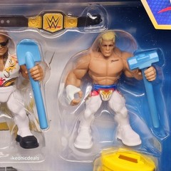 NIB 2024 WrestleMania Knuckle Crunchers John Cena The Rock Cody Rhodes – NEW