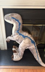 Jurassic World 40” Raptor “Blue” Stuffed Plush Velociraptor Jumbo Giant XXL