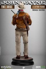 Sideshow THE DUKE John Wayne & Dog Sam Deluxe Action Figure Scale 1/6
