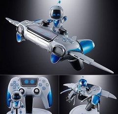 Chogokin Super Alloy Astro Bot & Dual Speeder Action Figure Toy games Bandai