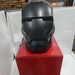 BLACK Iron Man MK5 Helmet 1:1 Voice-controlled Mask Transform Cosplay Prop Gift