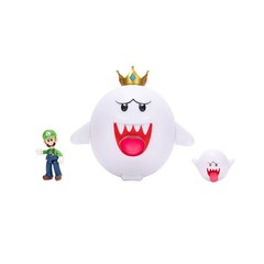 Nintendo King Boo with Luigi Action Figure Set – 3pk