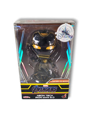New Sealed Marvel DISNEY D23 EXPO 2019 HOT TOYS COSBABY IRON MAN NEON TECH 2.0