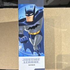 Batman DC Justice League Action Figure w/ Cape Gray Black Yellow