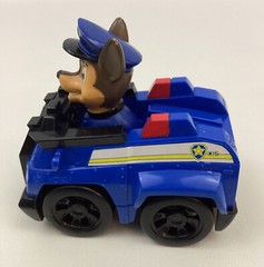 Paw Patrol Rescue Pups 3pc Lot Chase Rubble Marshall Vehicle Figure Spin Master