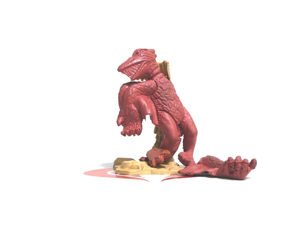 Manglors Action Figure Manglodactyl w Stand BASE 1983 IDEAL