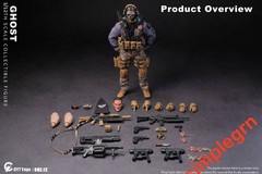 In Stock CY7 TOYS 1/12 The Ghost Male Soldier 6″ Collectible Action Figure