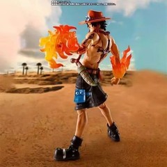 Bandai SHF Portgas D Ace One Piece Action Figure Articulated Toy Gift