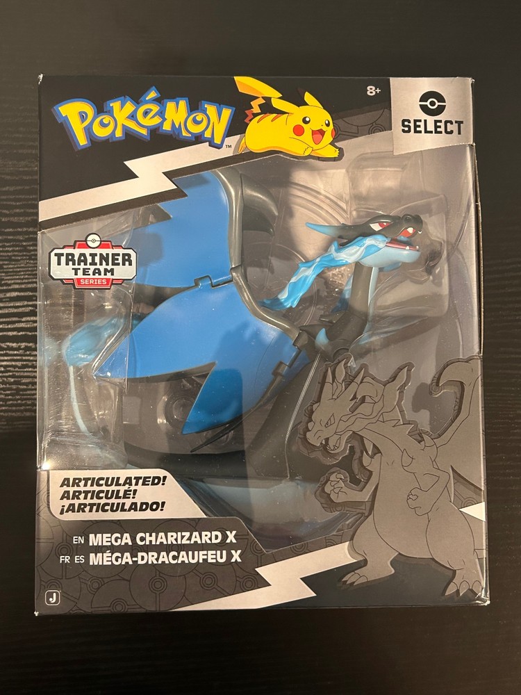 Pokemon Select Mega Charizard X 6″ Articulated Action Figure – Brand New, Sealed