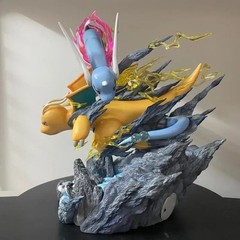 Pokemon Dragonite Dragonair Dratini Action Figure 30cm Statue Toys Gifts…
