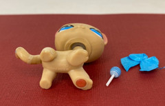 ❤ Littlest Pet Shop ❤ LPS #228 – Authentic Beige Shorthair Cat with Stripe Tail