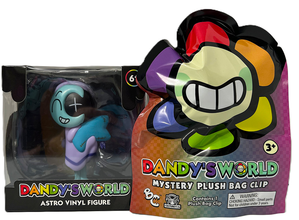 Set of 2 Dandy’s World ASTRO & MYSTERY BAG CLIP 4″ Vinyl Figure Culturefly 2026