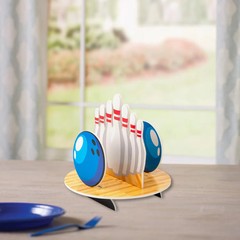 Fun Express 10″ x 9 1/2″ Bowling Party Pins & Bowling Ball Table Centerpiece