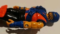 Gi Joe RED NINJAS figure v1 original 1993 Ninja Force Battle Ax Vehicle driver