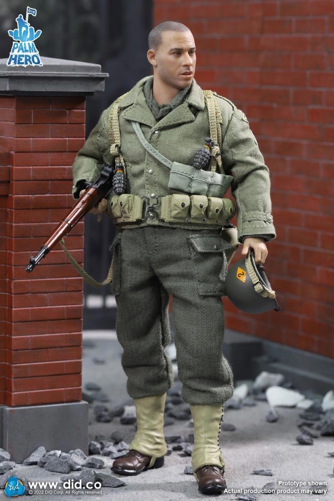 DID XA80011 Palm Hero WWII US 2nd Ranger Battalion Private Caparzo 1/12 FIGURE