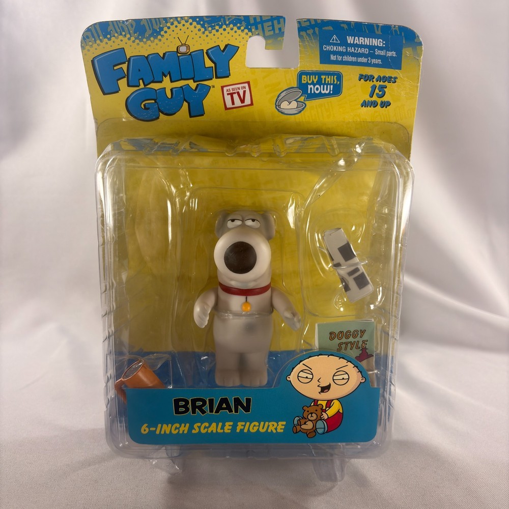 New/Sealed Brian Griffin Family Guy 6″ 2010 Mezco Figure dog stewie peter