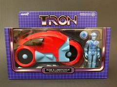 Disney Parks Tron Lightcycle Action Figures Red Yellow Orange 7 Figure Set