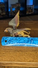 Safari Mythical Realms Griffin Winged Eagle Lion Fantasy Gold Figure 2007