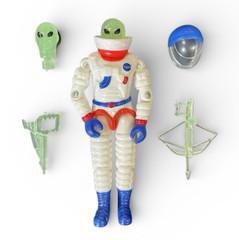 GiJoe NEW 2025 LadyJayeToys Scarlett/Ace NASA Astronaut Alien Pilot Glow In Dark