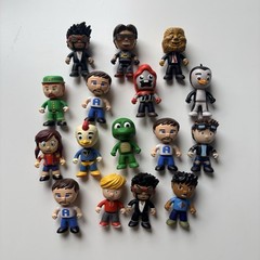 Tube Heroes Figures Lot of 16 Jazwares Mystery Mini Figures Rare Gamer Collectib