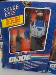 N A327 GI Joe 12″ Hall of Fame Action Figure Lot: Snake Eyes & Grunt (DMG Box)