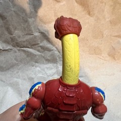 Mattel 5.5in Rattlor Action Figure Red MOTU Snake Men Vintage 1985 Taiwan