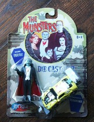 Grandpa Munster Figures Diecast Cars 1949 Mercury Lot of 2 Monster Hot Rods 1/64