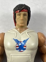 1986 Coleco Rambo Force of Freedom FIRE-POWER RAMBO Incomplete w/ Accessories