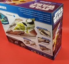 Star Wars 3.75″ Clone Wars Kit Fisto’s Jedi Starfighter TCW Walmart New Complete