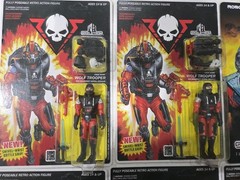 Skeletron Roboskull Wolf Trooper Army Blood Wolf Lot 3.75 O Ring Plus 4″ Modern