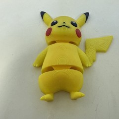 Pikachu Pokemon 3D printed Articulated Fidget Sensory Toy