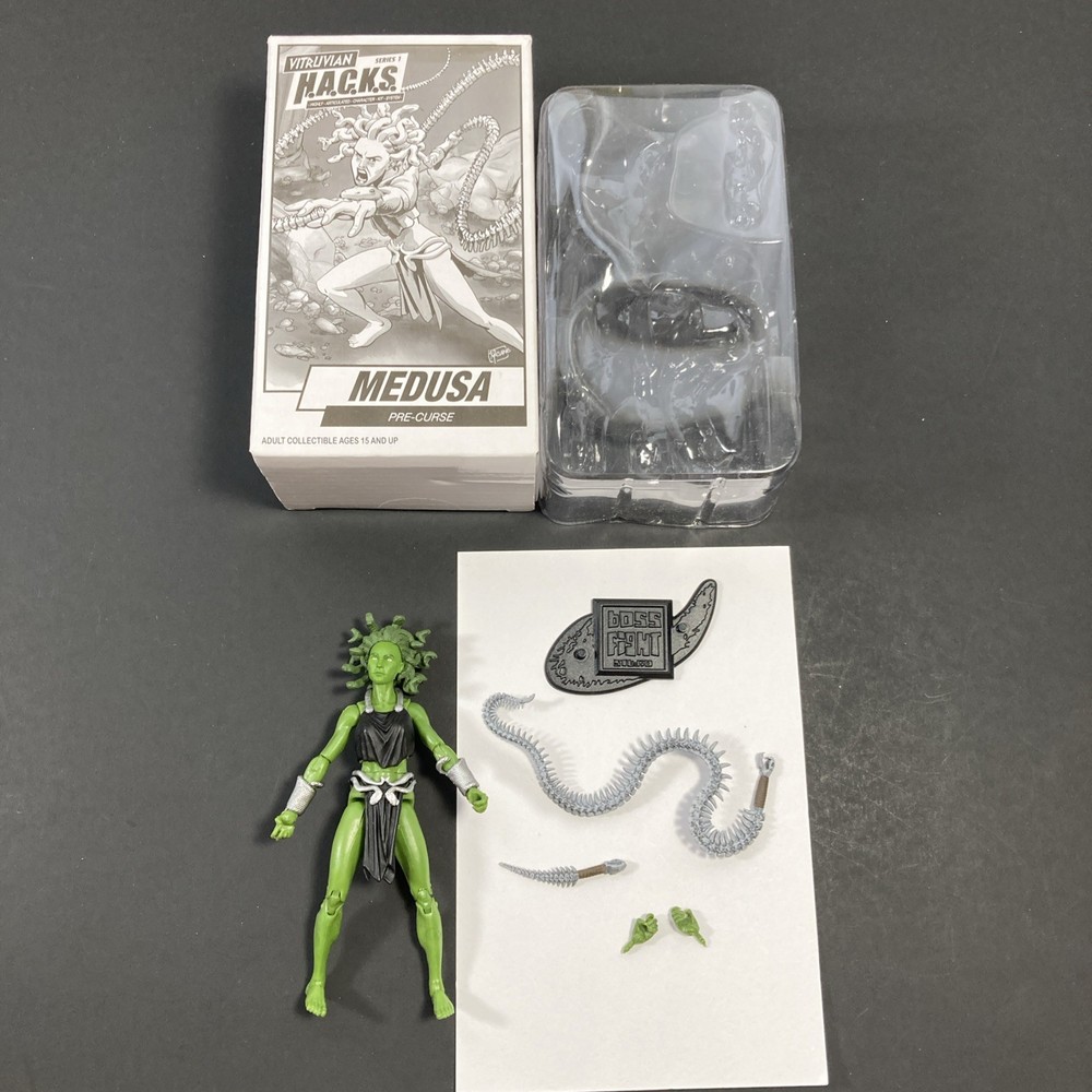 Boss Fight Studio Vitruvian H.A.C.K.S. PreCurse Medusa, Complete