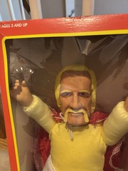 Vintage 1985 Appleworks Rocky Thunderlips Hulk Hogan 18″ Plush Doll . NEW