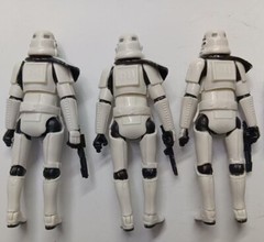 lot of 5 Hasbro Star Wars Stormtroopers action figure w gun 3.75″