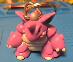 Vintage Pokémon Keychain Lot – Burger King 1999 – Hitmonlee, Nidoking, Geodude